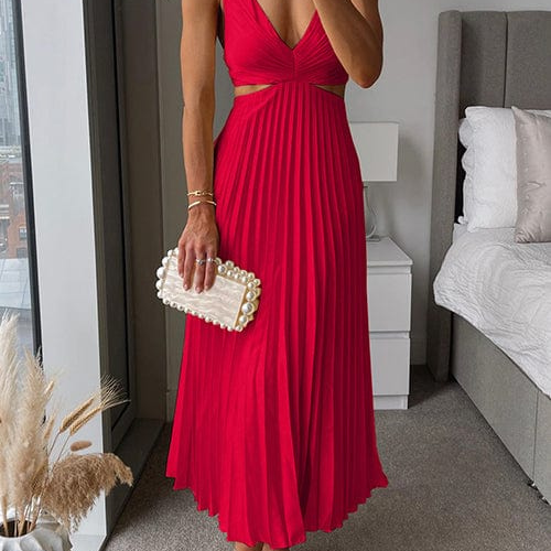 Yasmine - Plus dress with cuts 1