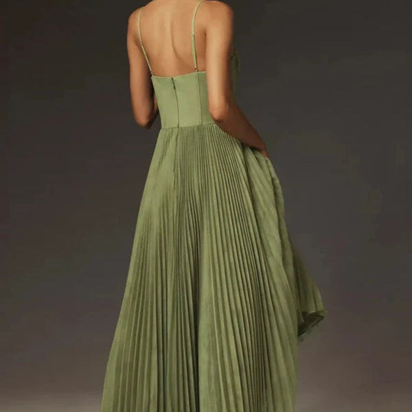 Claire - folded tulle dress with asymmetrical draping 6