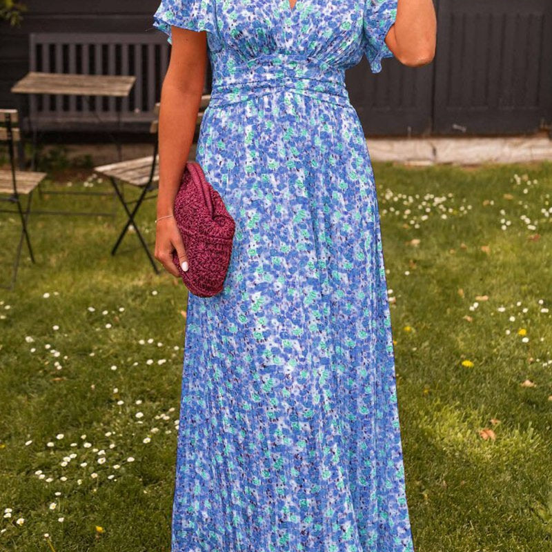 Pauline - long flower dress 6