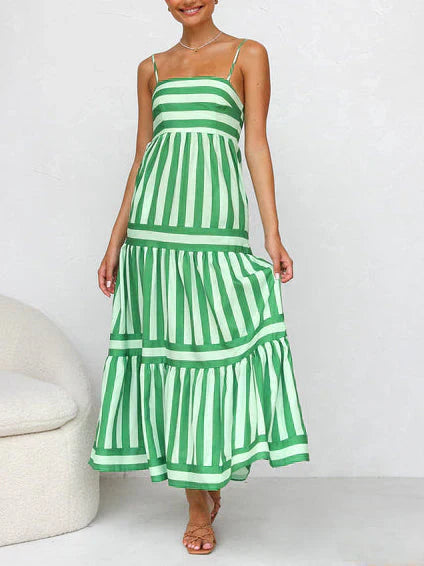Vanessa - long stripe dress 4
