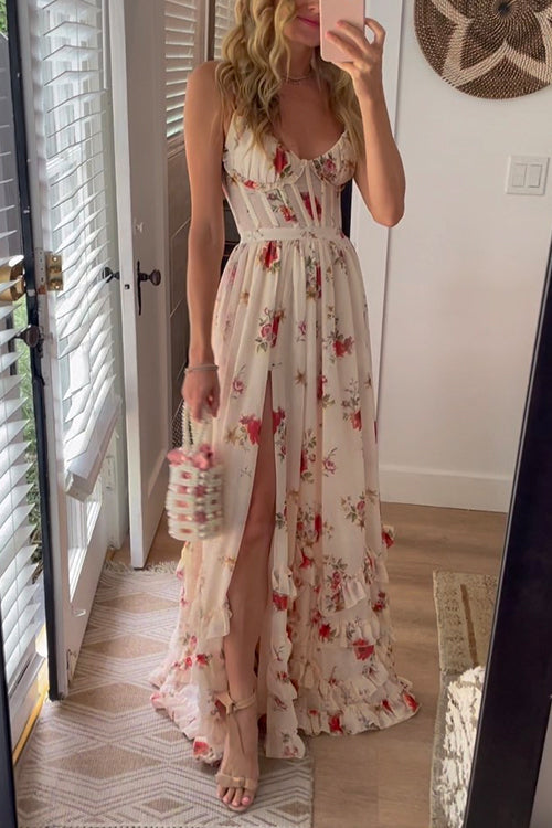 Yuna - long flower dress 2