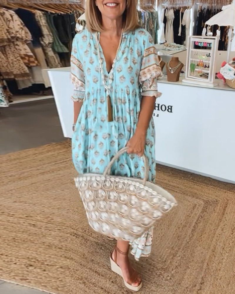 Anki | Summer dress - blue 1