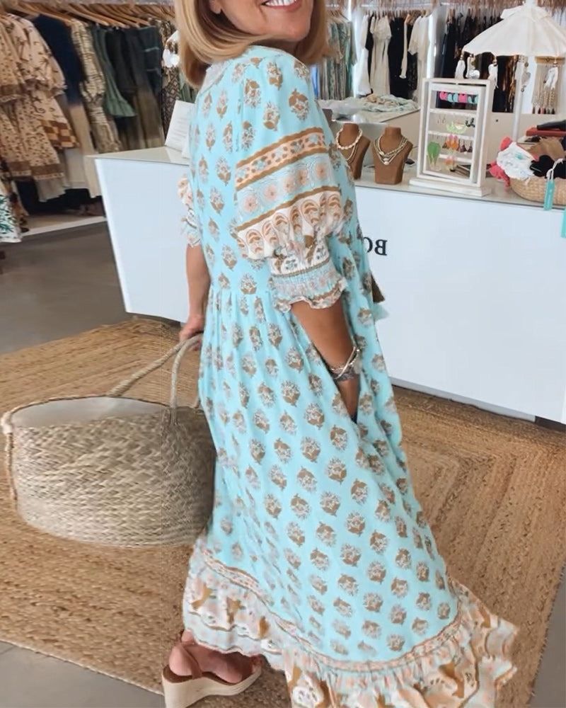 Anki | Summer dress - blue 2