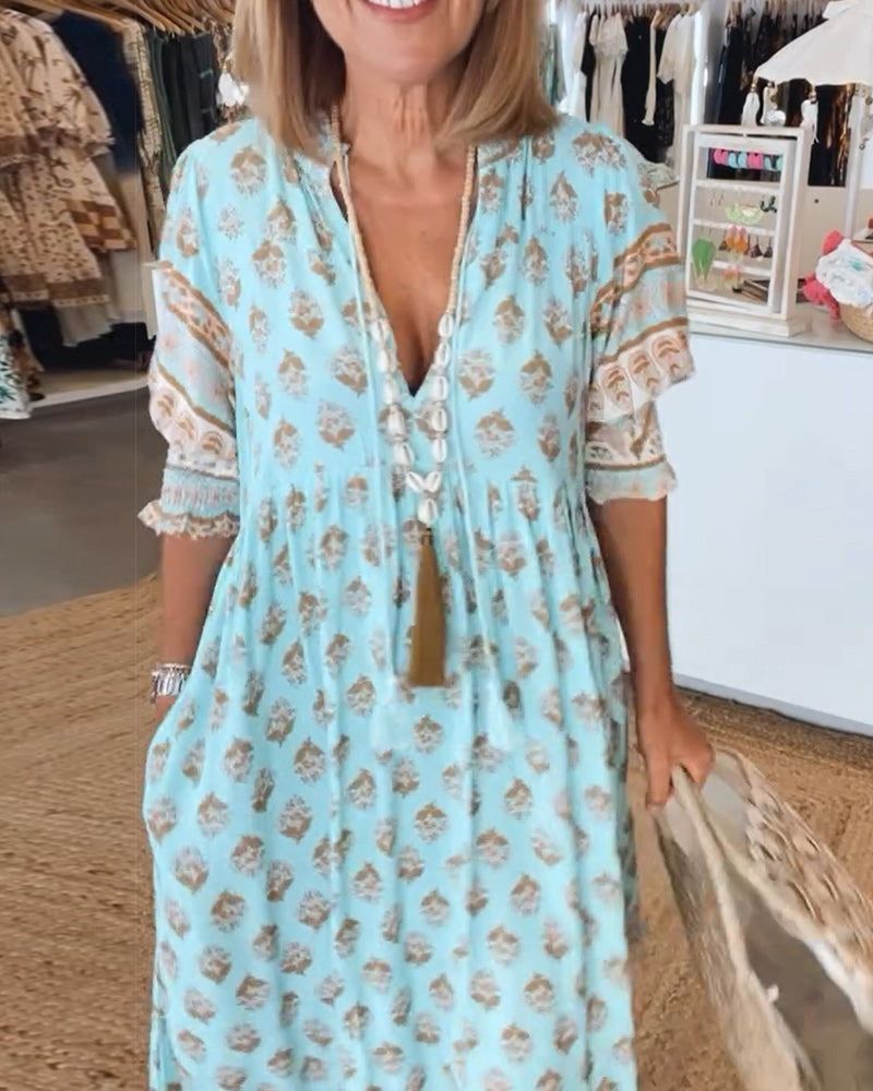 Anki | Summer dress - blue 3