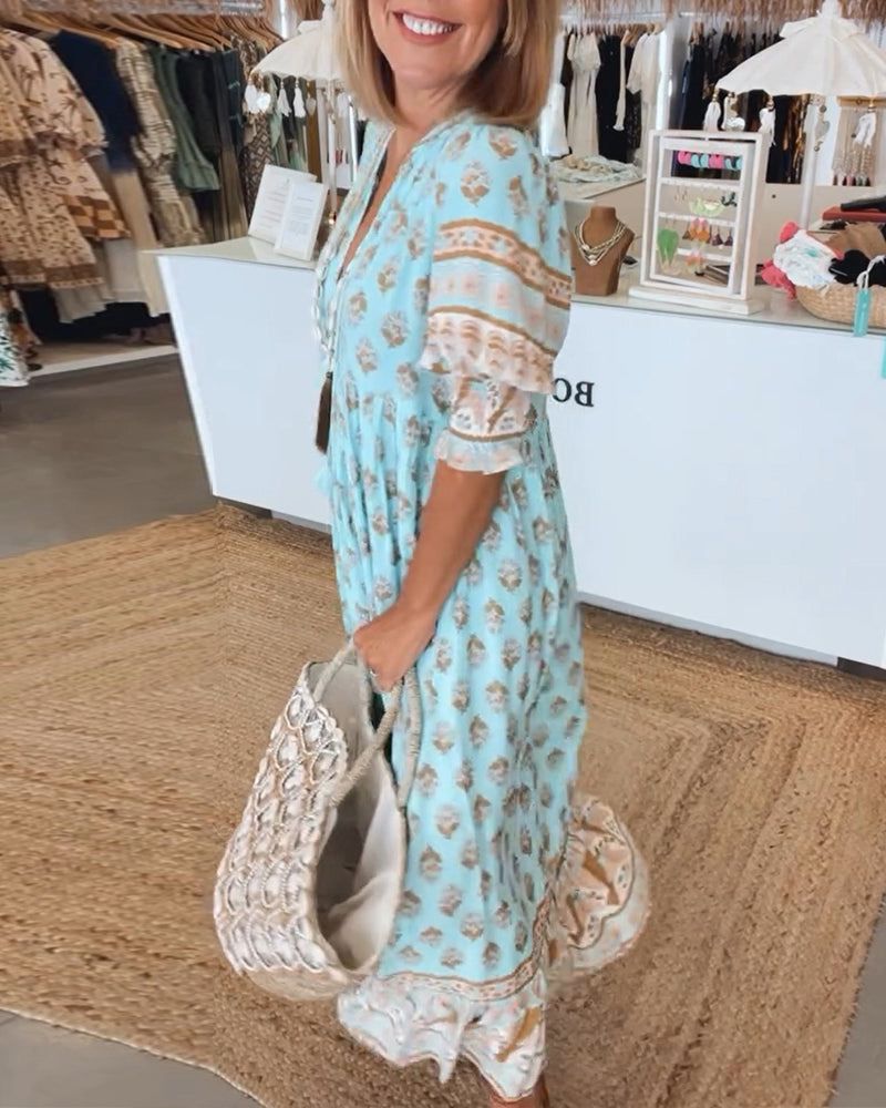 Anki | Summer dress - blue 4